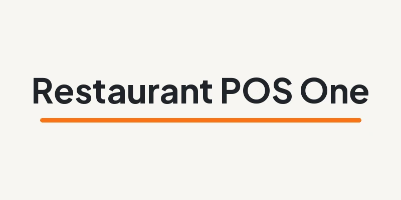 Restaurant POS One